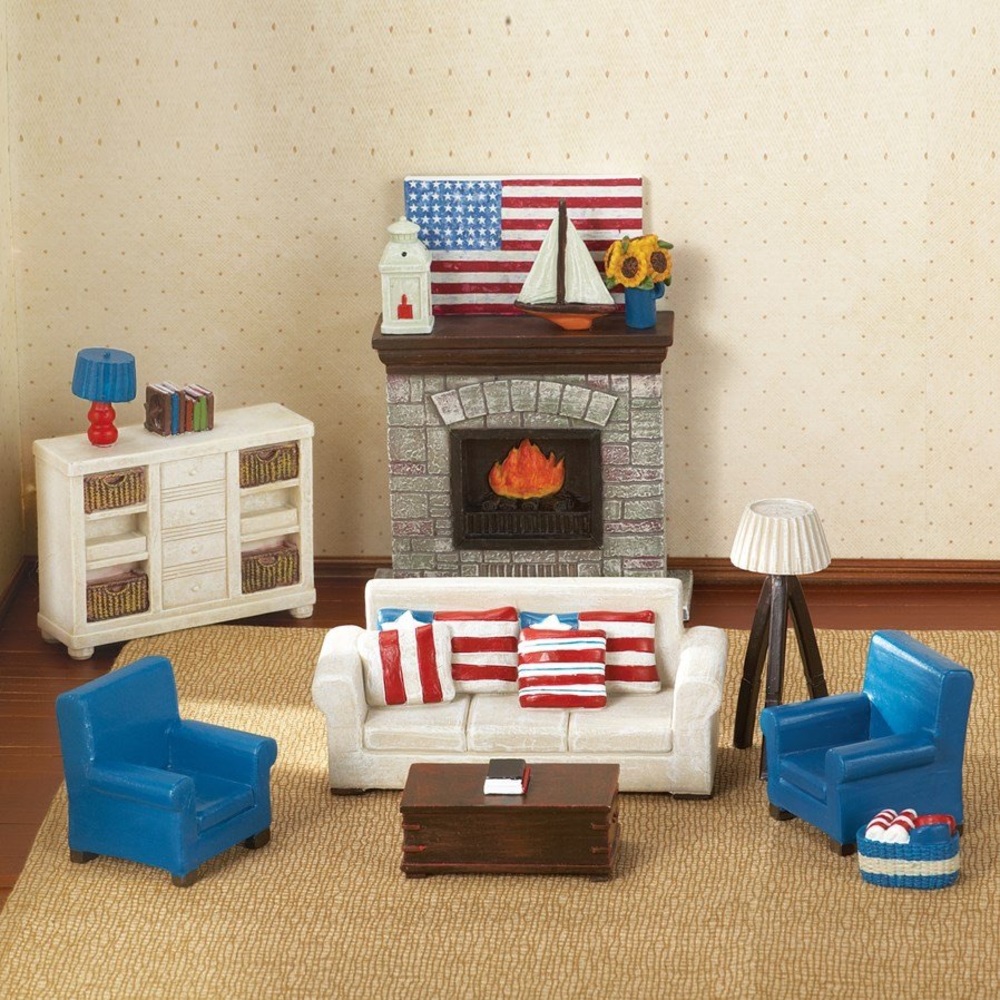 Americana miniature family room set